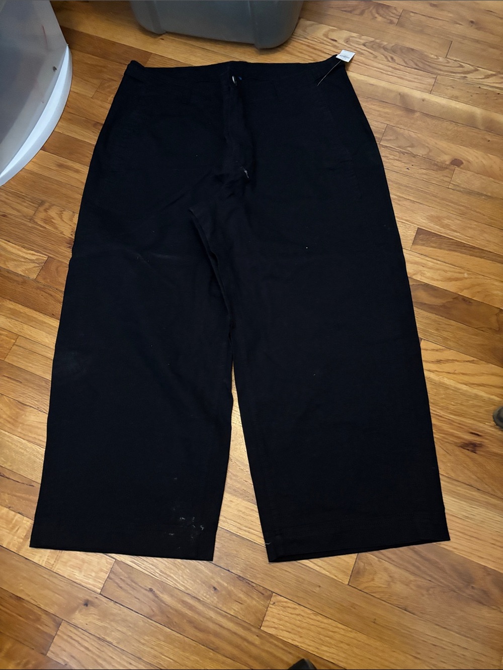 Old Navy Black Wide-Leg Jeans
